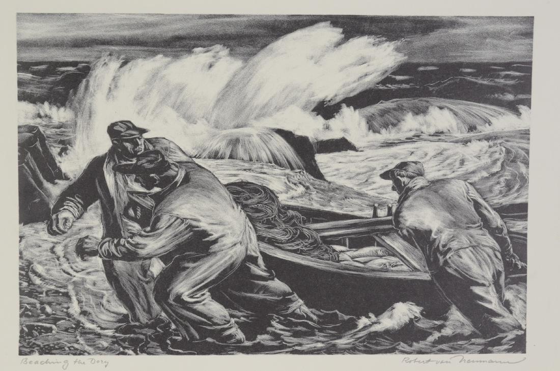 Robert von Neumann (American, 1888-1976), lithograph on (1 of 4)