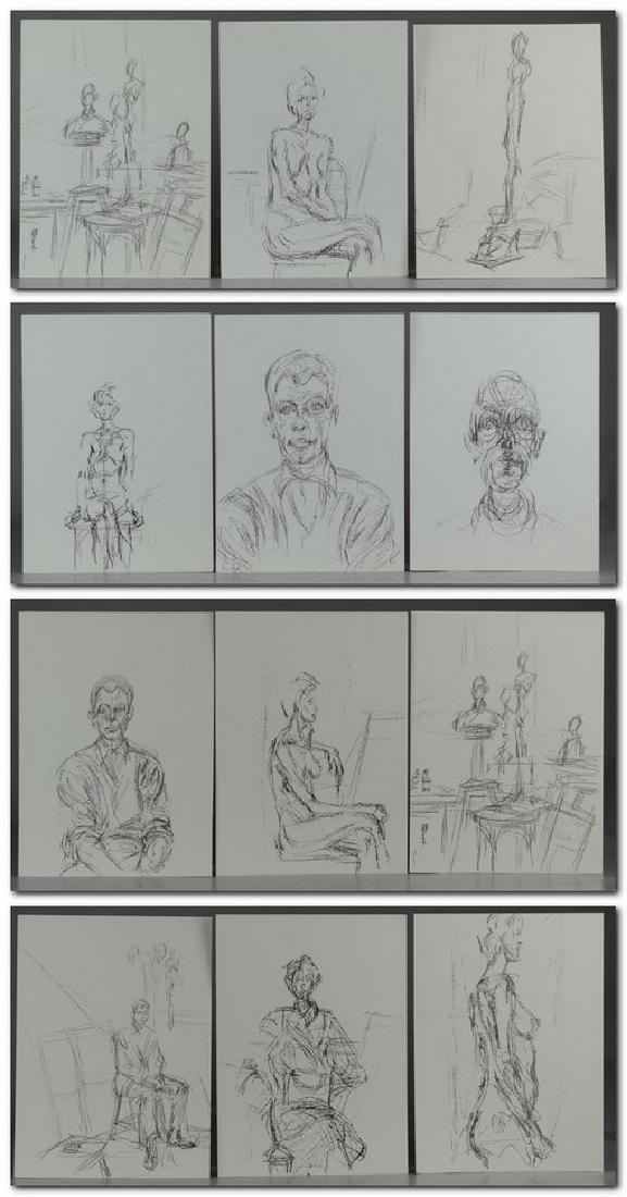 (26) Alberto Giacometti portfolio prints (1 of 1)
