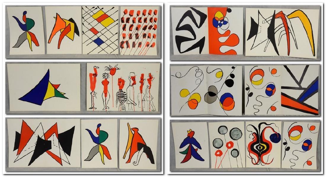 (37) Alexander Calder portfolio prints (1 of 6)