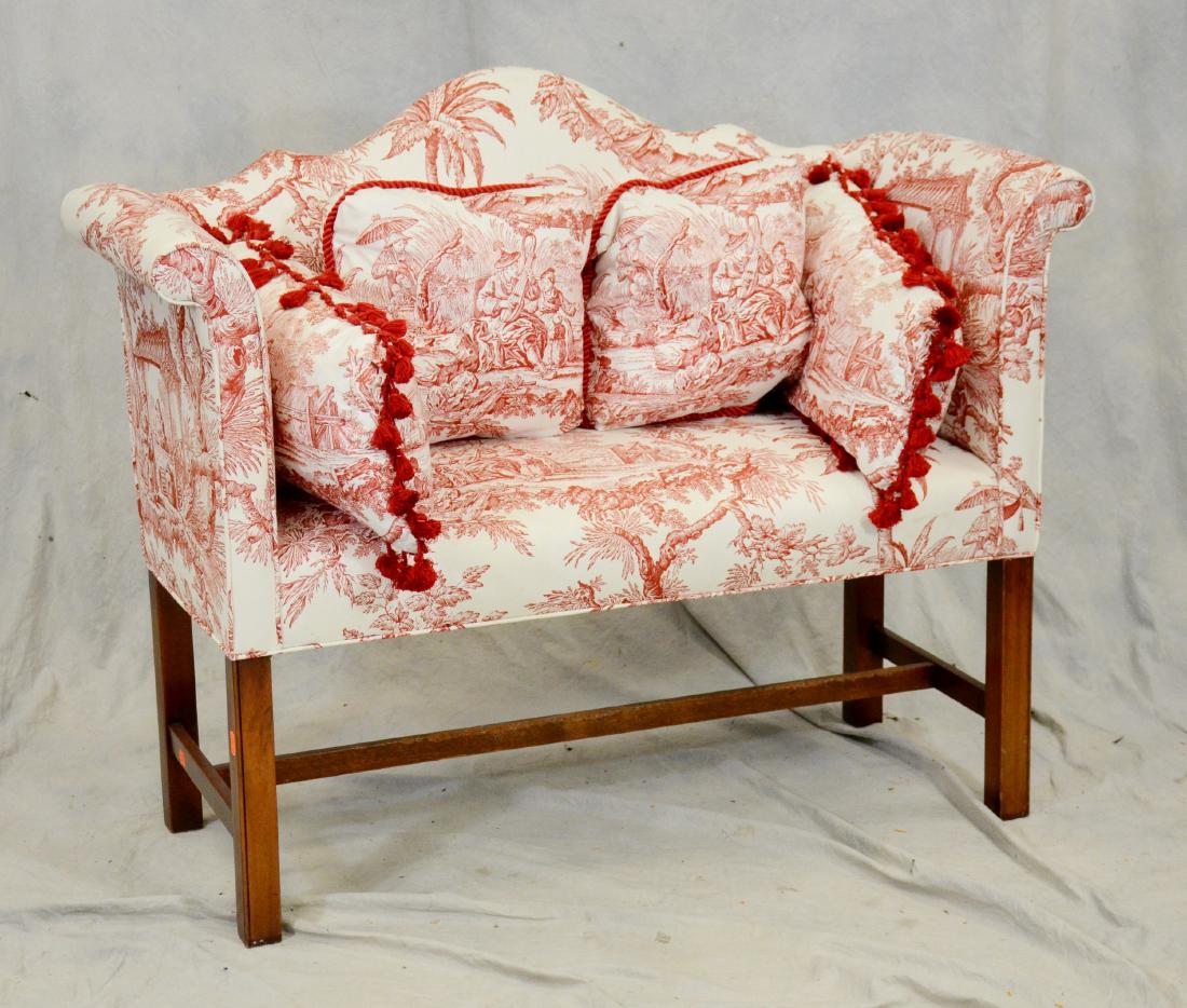 Chippendale Style Window Bench (1 of 1)