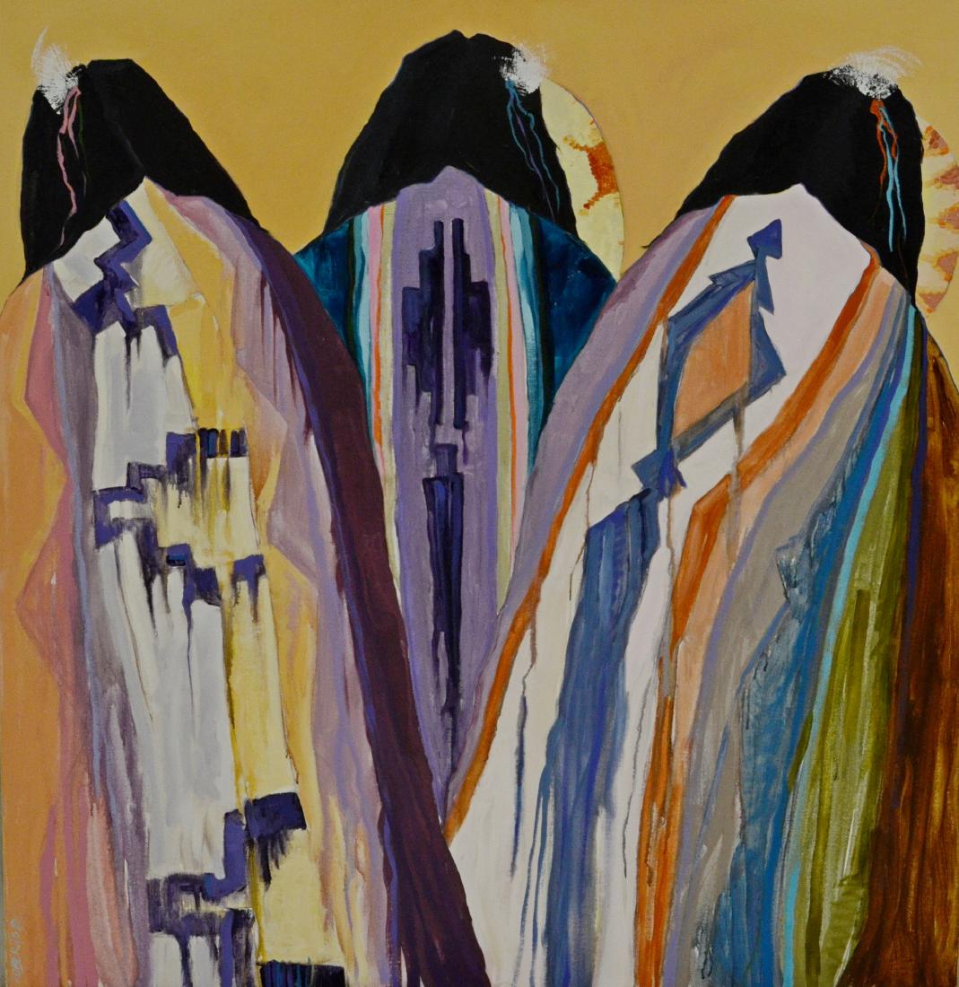 Dolona Roberts Painting, "The Circle" (1 of 5)