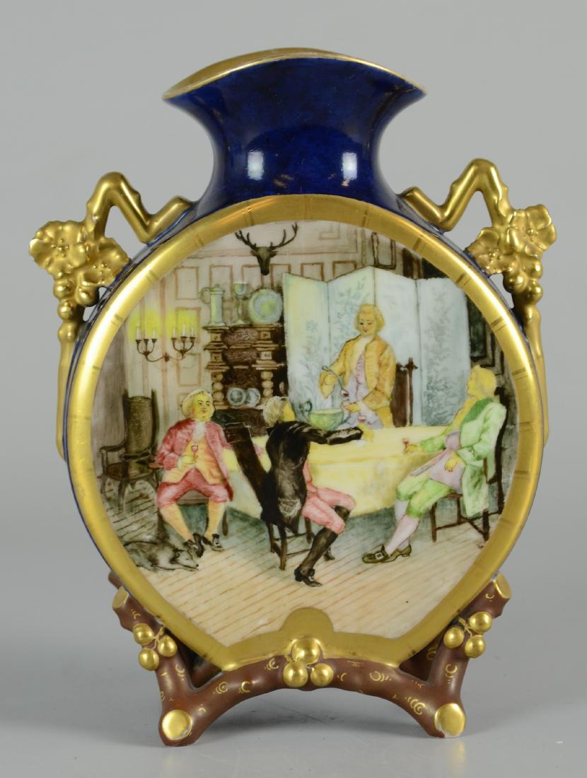 Victorian Handpainted Porcelain Vase (1 of 2)