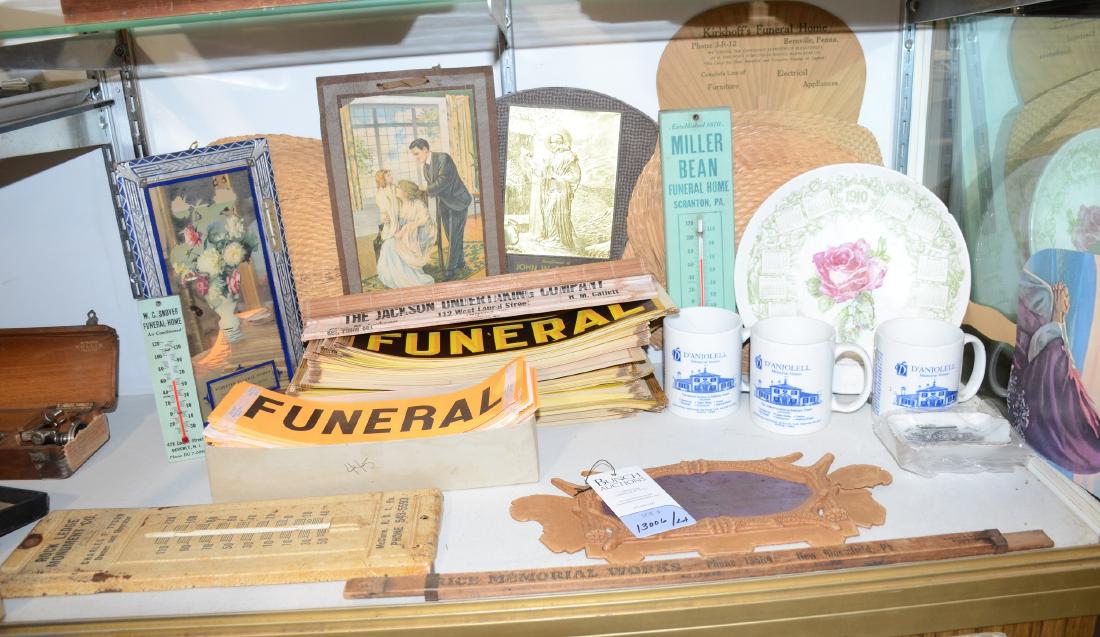Large Funeral Undertaker Mortuary Advertising Lot (1 of 1)