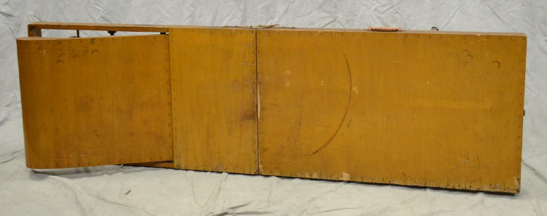 Undertaker's Embalming Cooling Board c1890 Folding: Undertaker's Embalming Cooling Board c1890 Folding autopsy table from Gleasons Rochester NY