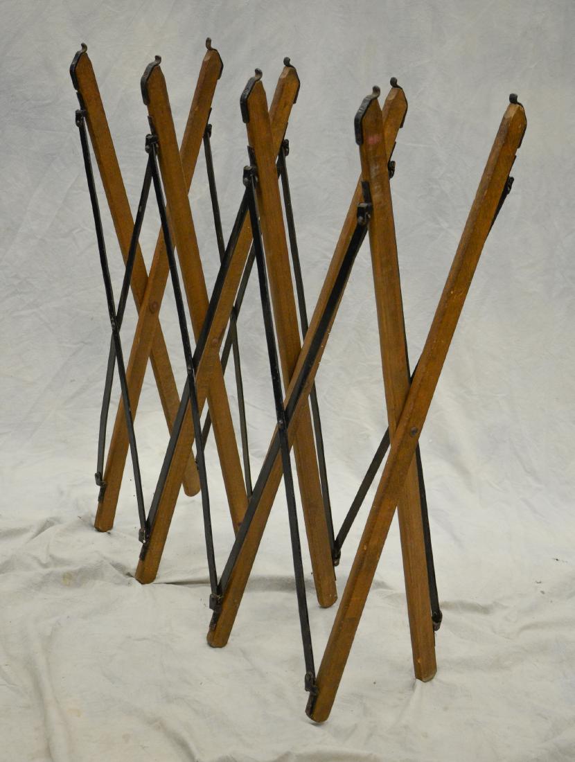Folding Coffin Casket Stand c1920 Expands: Folding Coffin Casket Stand c1920 Expands