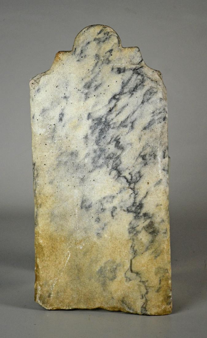 Victorian Hand Carved Marble Tombstone (1 of 1)