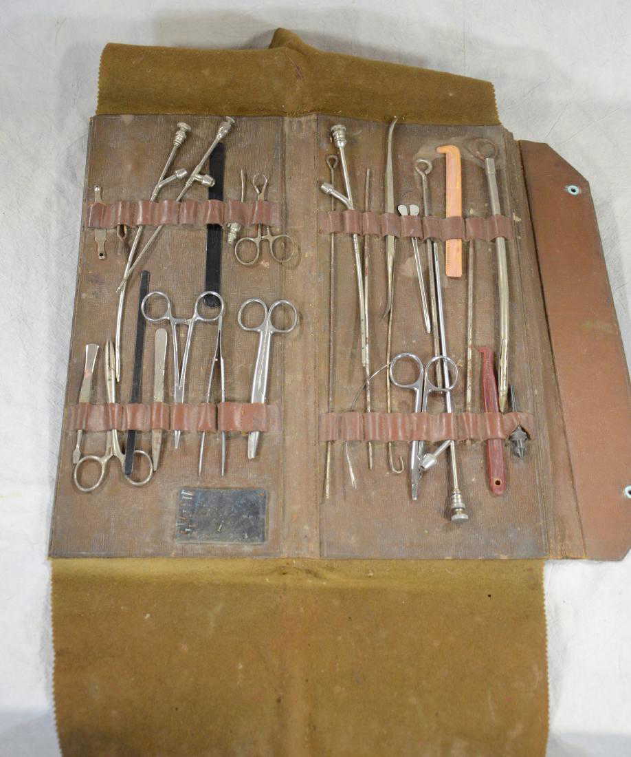 Antique Undertakers Tool Kit c1930 Giant fold out