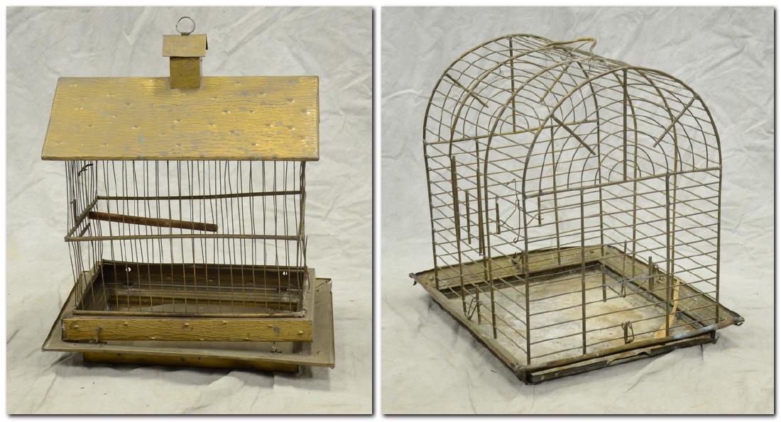 Aesthetic Movement Brass Bird Cage c1890  A larger cage (1 of 6)