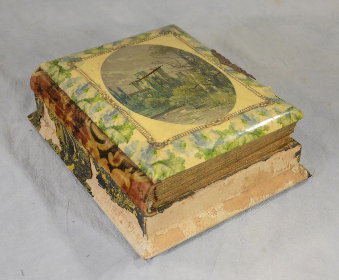 Rare Celluloid Victorian Photo Album w/ Music Box (1 of 2)