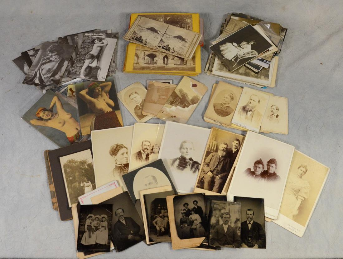Lg French Postcard, Photo & Ephemera Lot Includes: Lg French Postcard, Photo & Ephemera Lot Includes Vintage Nude Lady Photo Trade Card Lot of 14pcs Sim. French Post Cards Tasteful porno / nudie snapshots c1930 ? Reads Flirt, SAPI, Leo, Super: REAL Fr