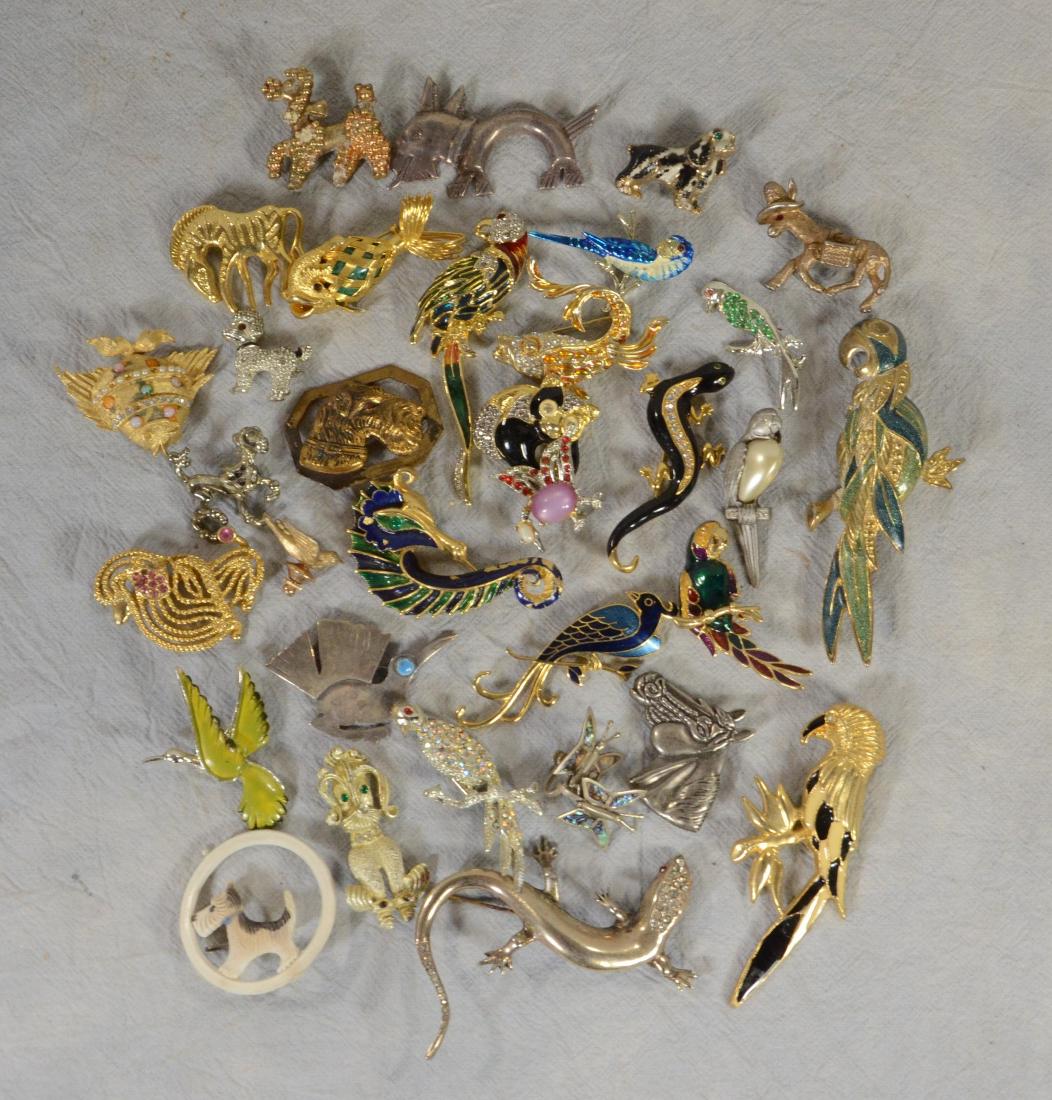 Big Costume Jewelry Animal Lot  Includes 13 birds (1 of 1)