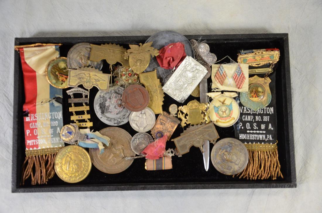 Medal & Ribbon Lot  Patriotic, Fraternal, Memorial, (1 of 4)