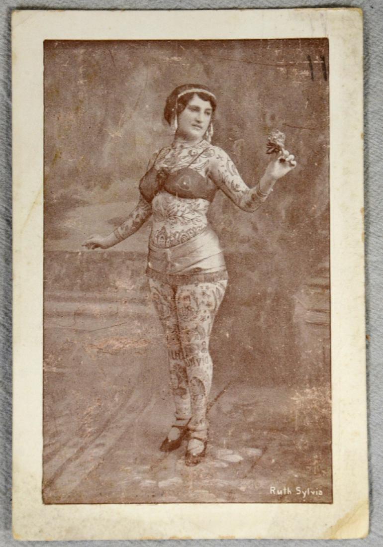 RARE Tattoo Lady Ruth Sylvia RPC  Circus Sideshow Freak (1 of 1)