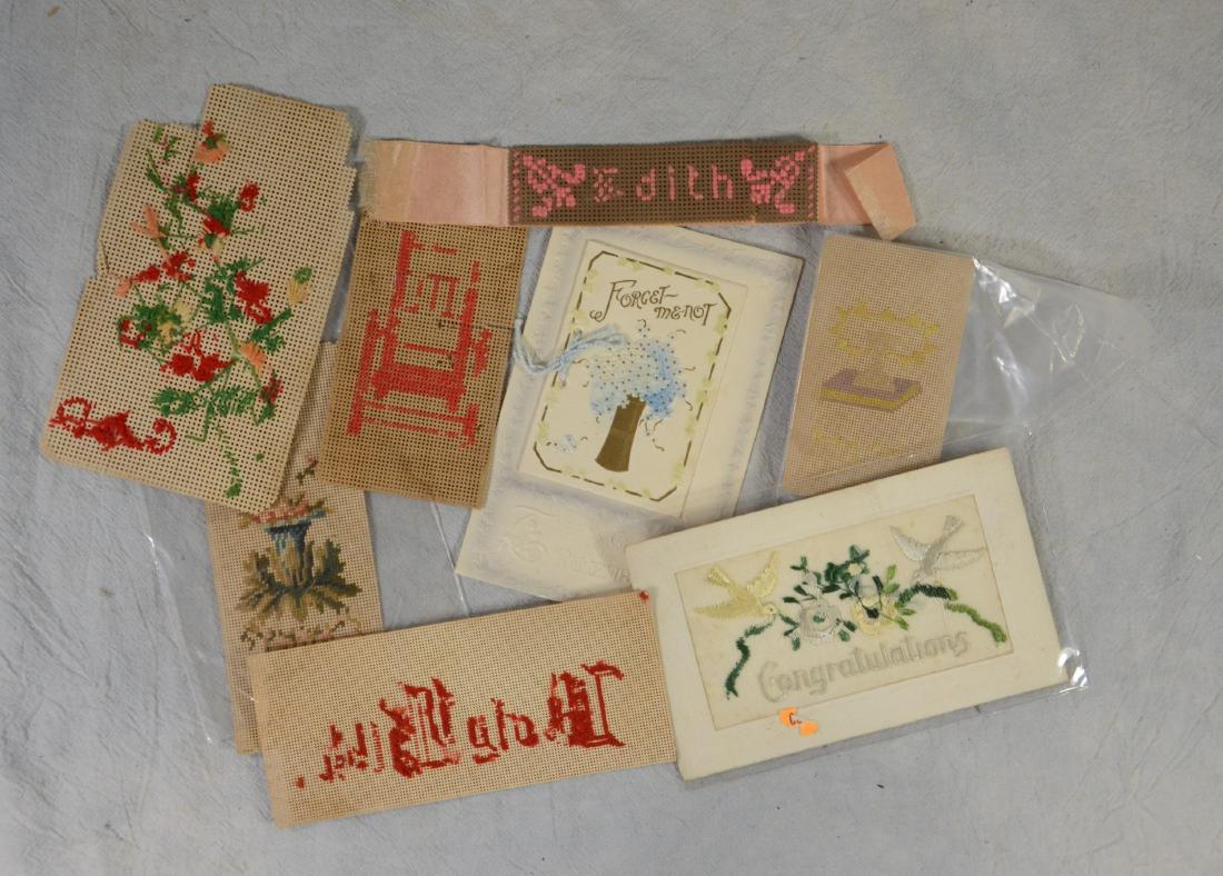 Embroidery Berlin Work Needlepoint Samples  c1870 - (1 of 1)