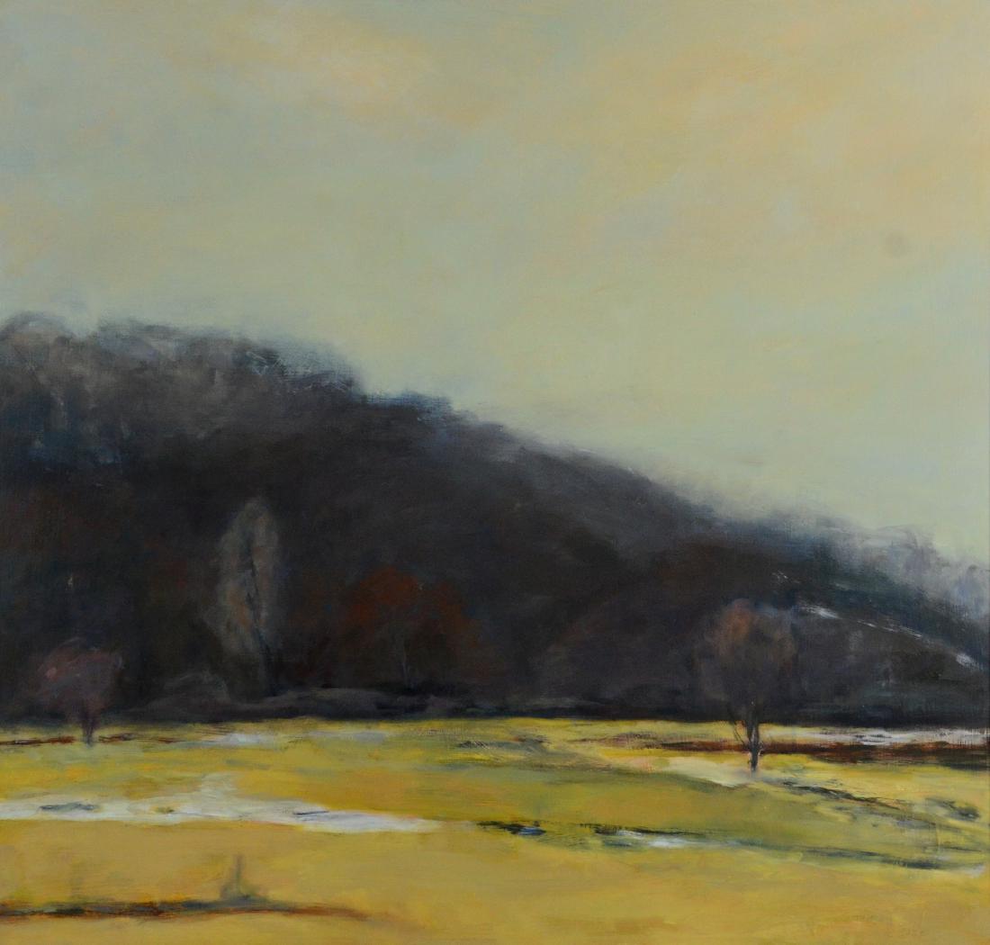 Beth Clark, American, PA, PAFA, b 1957, oil on a birch (1 of 4)