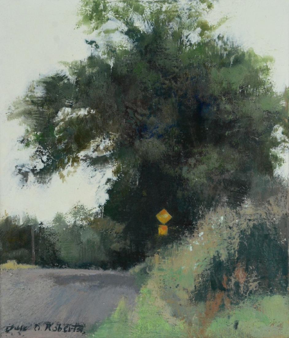 Dale O Roberts, American, b 1959,encaustic on wood (1 of 5)