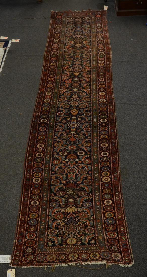 Circa 1920's Kurdish Bidjar 3'5"x15'4" (1 of 2)