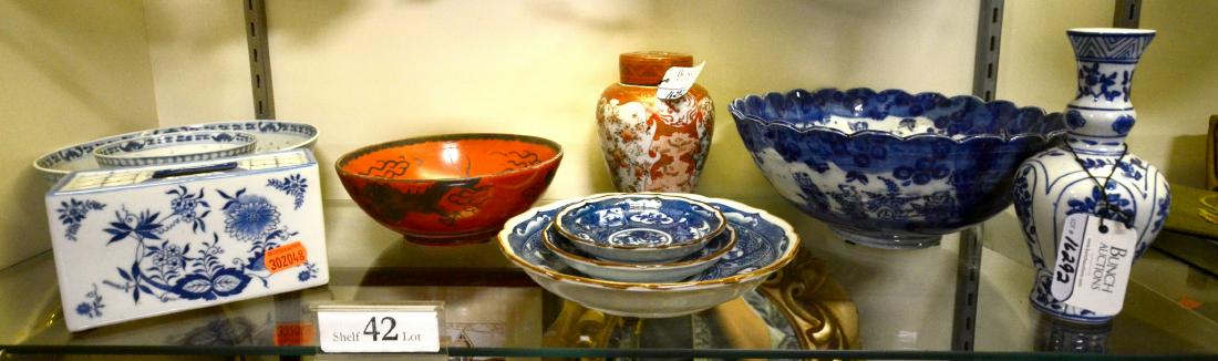 Shelf #42 - (10) Pcs Japanese Porcelain (1 of 1)