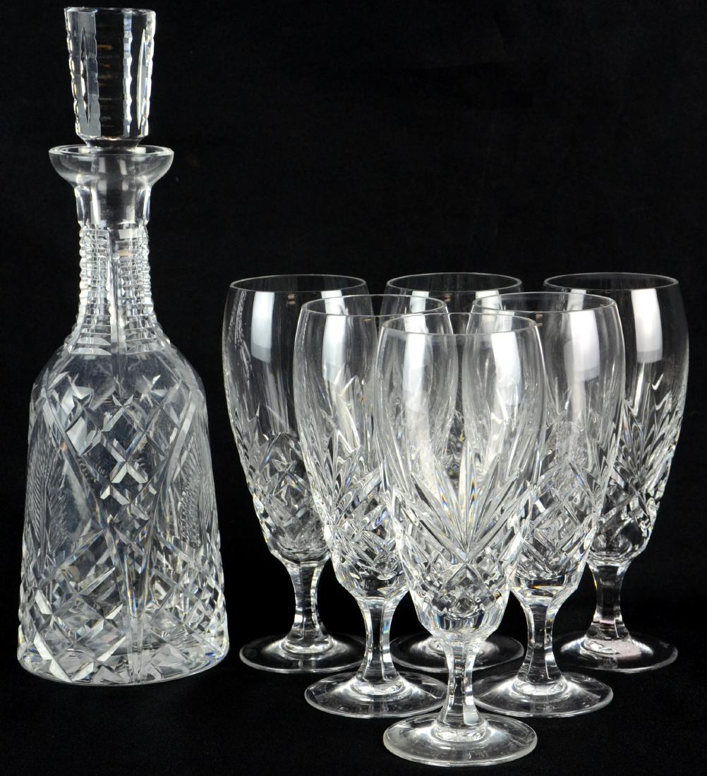 Waterford Decanter & Water Goblets (1 of 4)