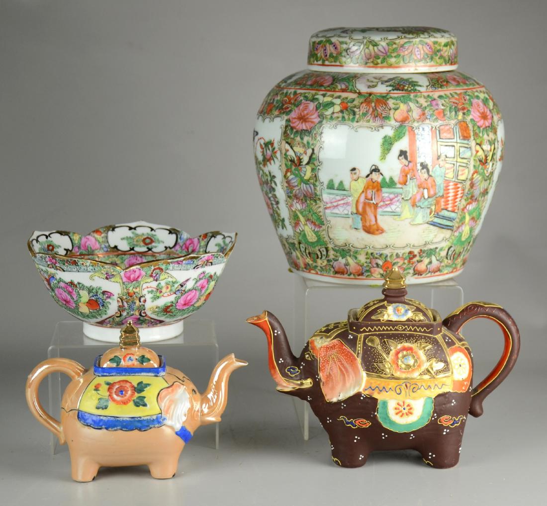 (4) Pcs Asian Porcelain (1 of 1)