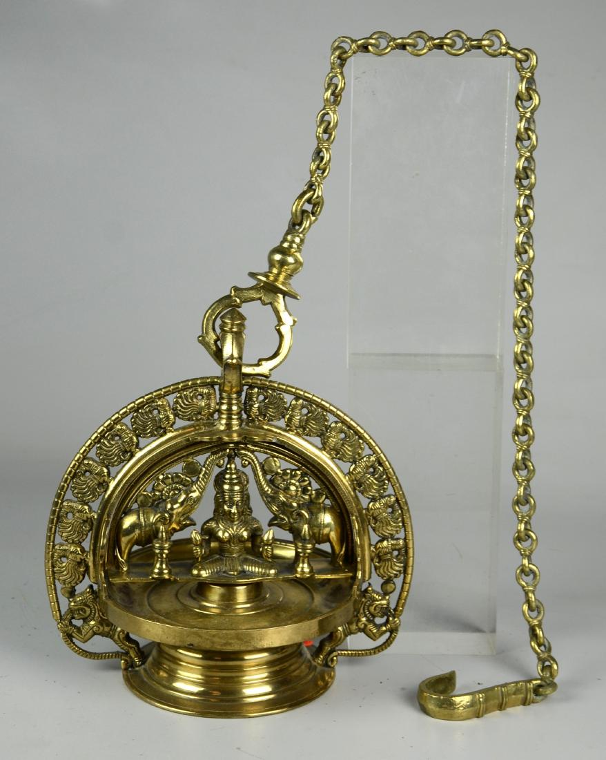 Indian Brass Hanging Shrine (1 of 2)