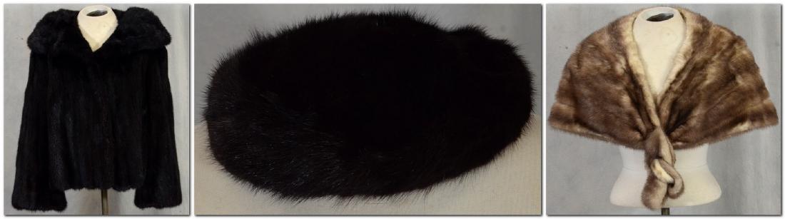 Mink Coat and Hat with Mink Stole (1 of 6)