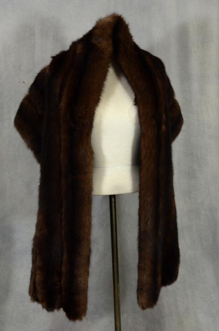 Oversized Mink Fur Stole (1 of 3)