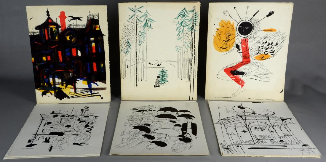 (3) David Stone Martin Lithograph Portfolio Sets (1 of 4)
