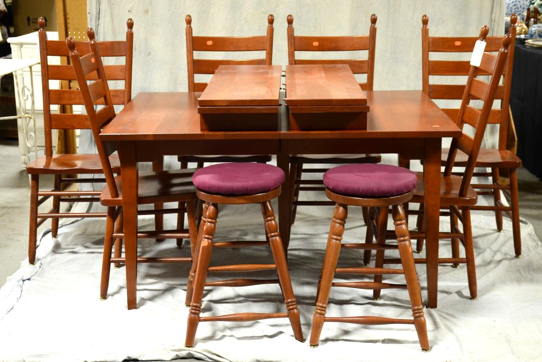 (9) pc Cherry Country French dining set (1 of 1)