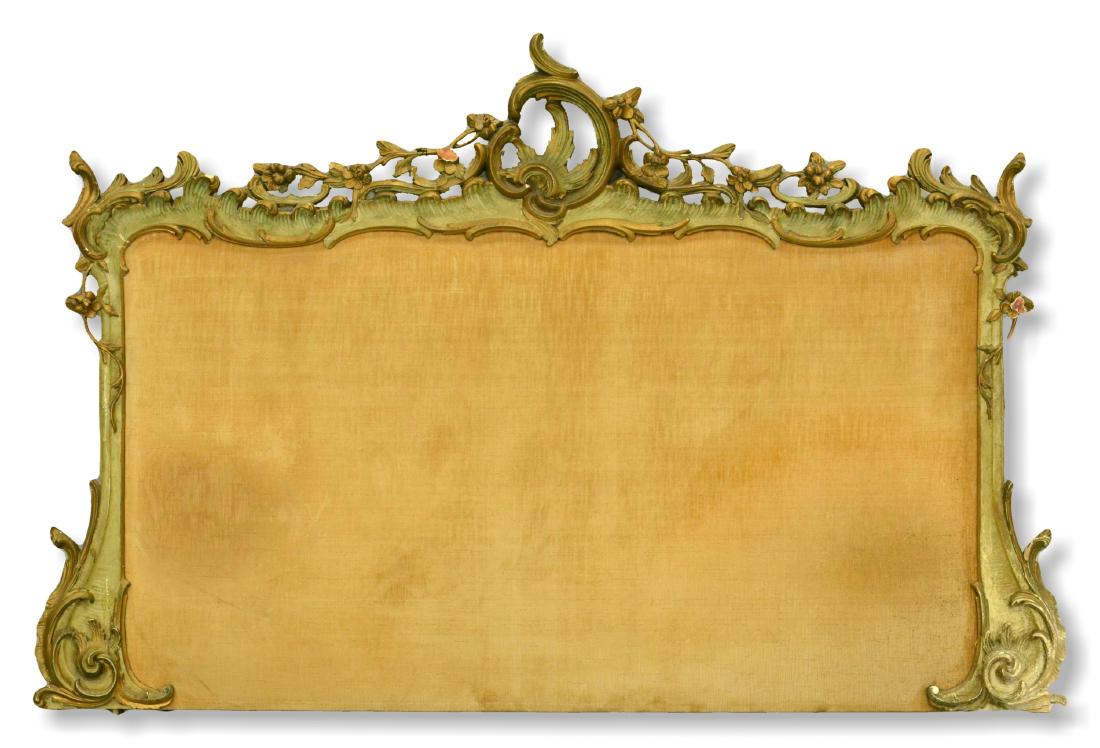 An Italian Rococo style green painted and parcel gilt (1 of 2)