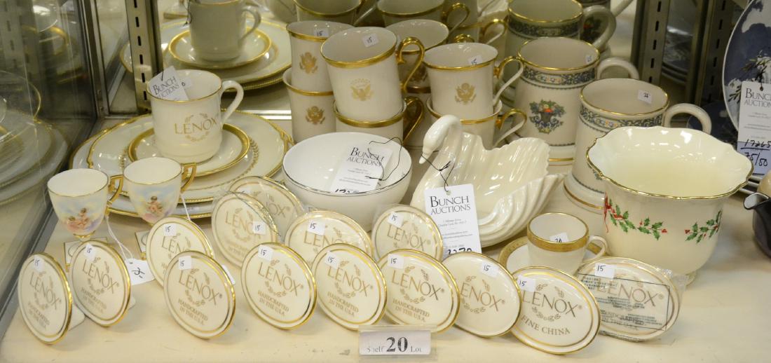 Shelf #20 - (35) Pcs Lenox Porcelain (1 of 1)