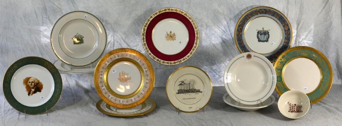 Shelf #32 - (12) pcs Restaurant & Hotel china (1 of 2)