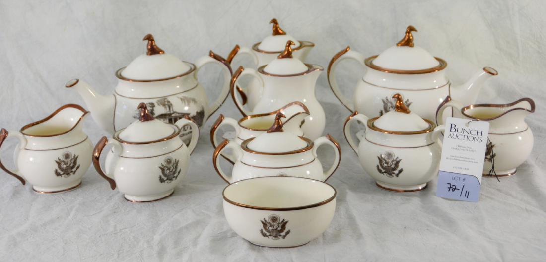 Shelf #33 - (11) pcs Lenox Architect's teaset (1 of 1)