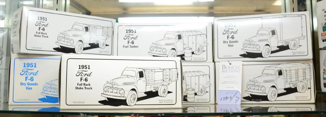 Shelf #66 - (7) First Gear 1951 Ford F-6 Trucks (1 of 1)