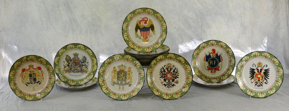 (18) National Emblems Commemorative Plates (1 of 2)