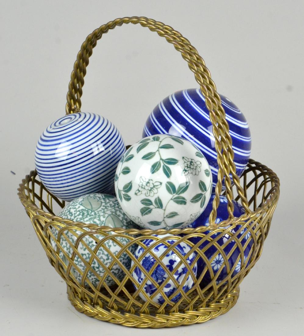 Decorative Ceramic Orbs (1 of 2)