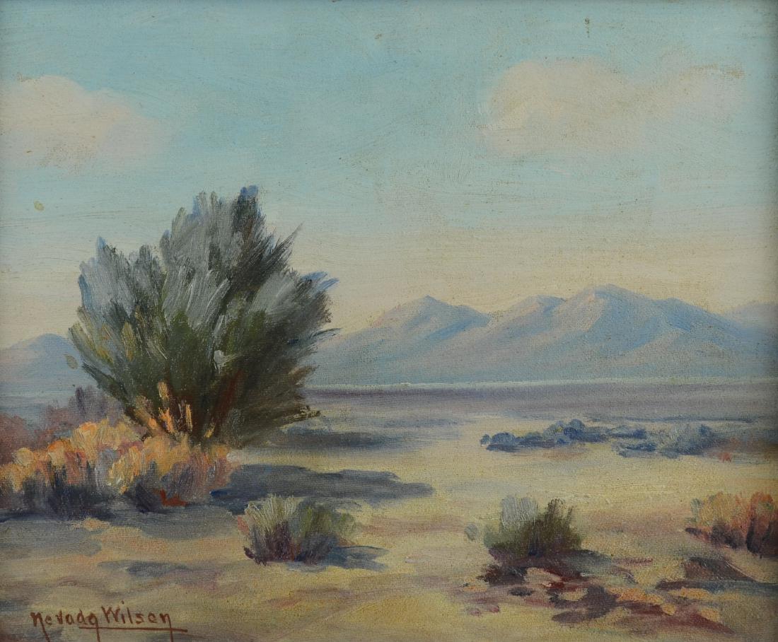 Nevada Wilson Western Desert Landscape Painting (1 of 3)