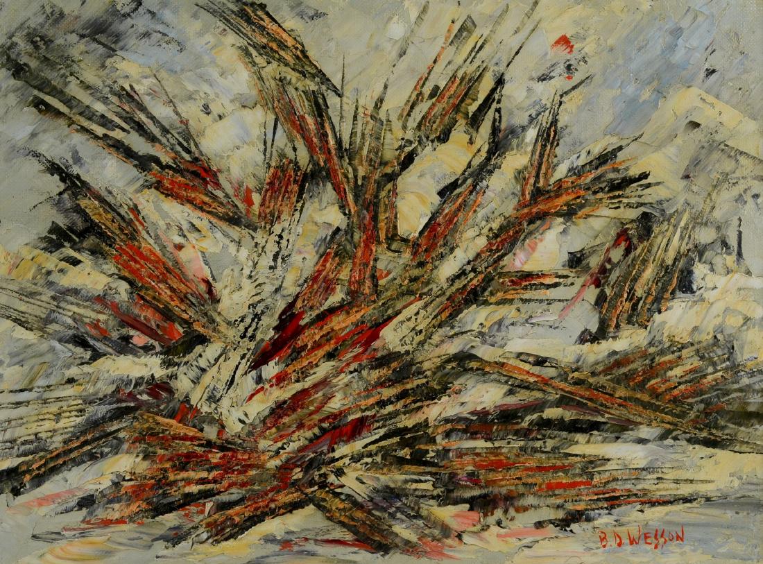 B. D. Wesson Modern Painting "Abstraction" (1 of 3)