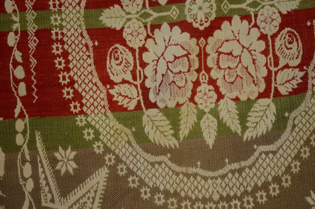 Ohio Coverlet Dated 1859 (1 of 9)