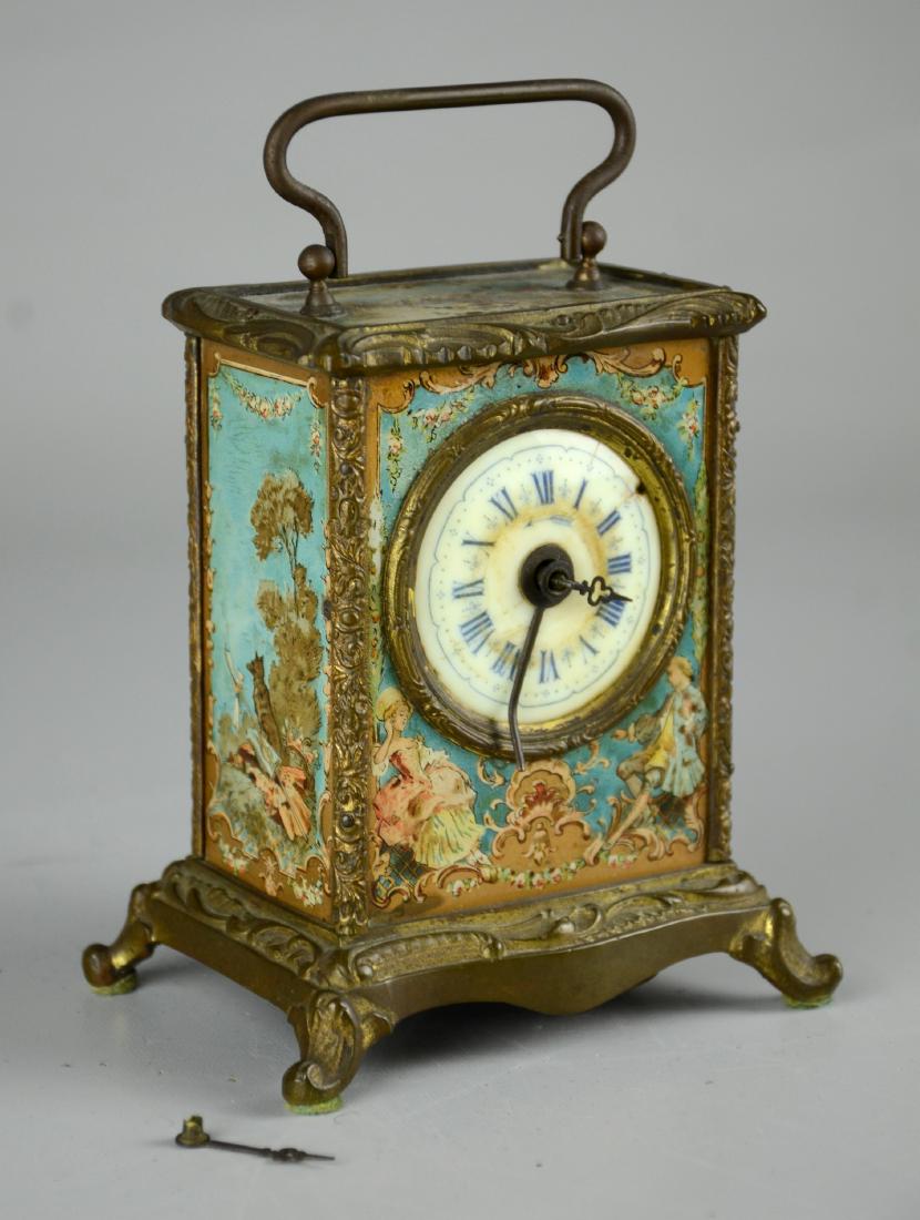 French 30 hr carriage/alarm clock (1 of 4)