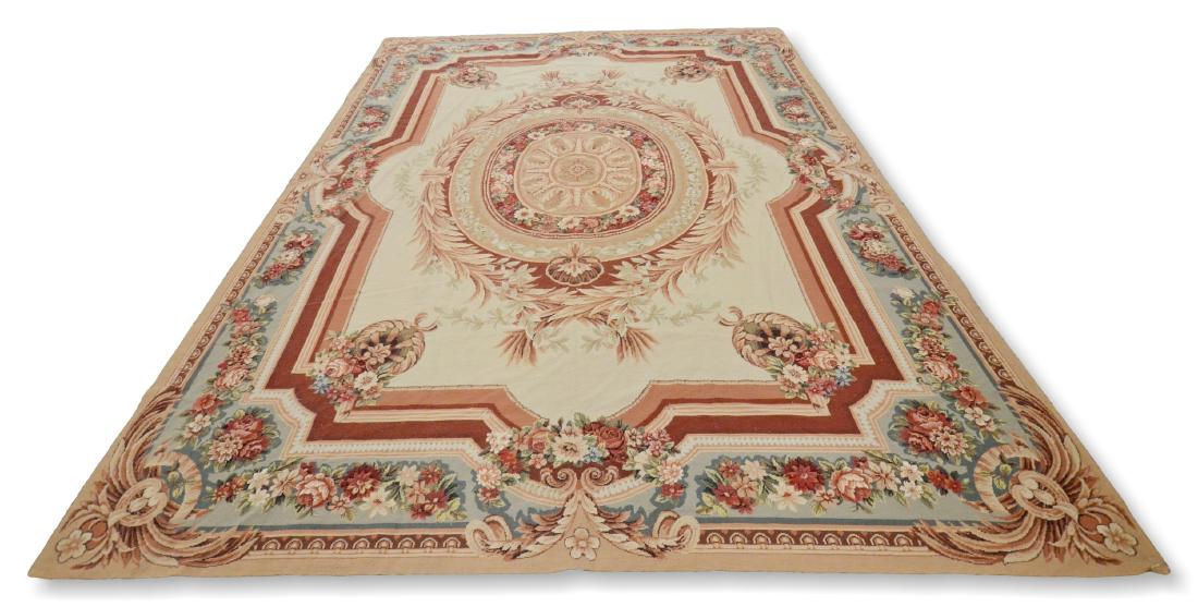 Aubusson Style Needlepoint Carpet 9'x11'9" (1 of 2)