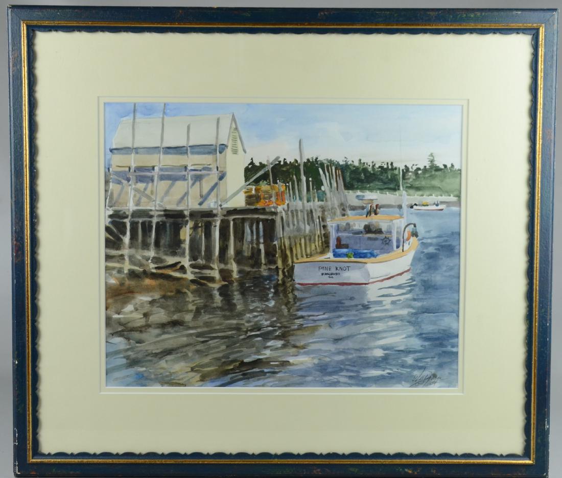 West Fraser Harbor Scene "Vinalhaven, Maine" (1 of 2)