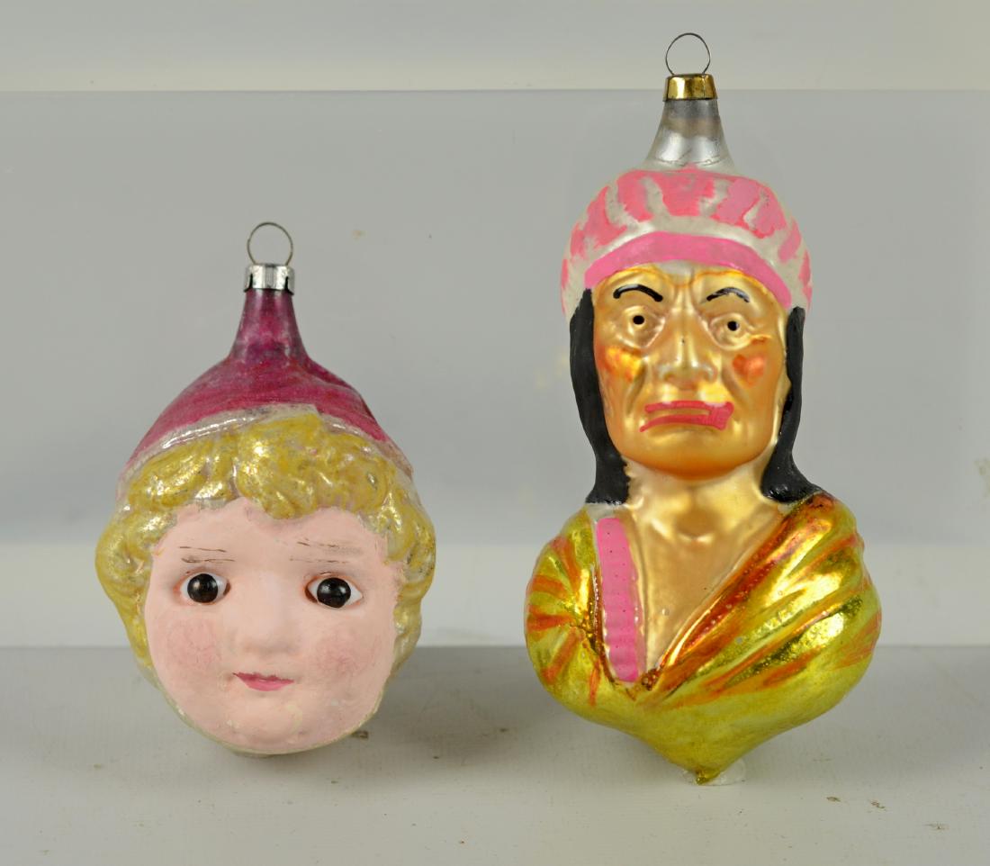(2) Glass Christmas Ornaments (1 of 3)