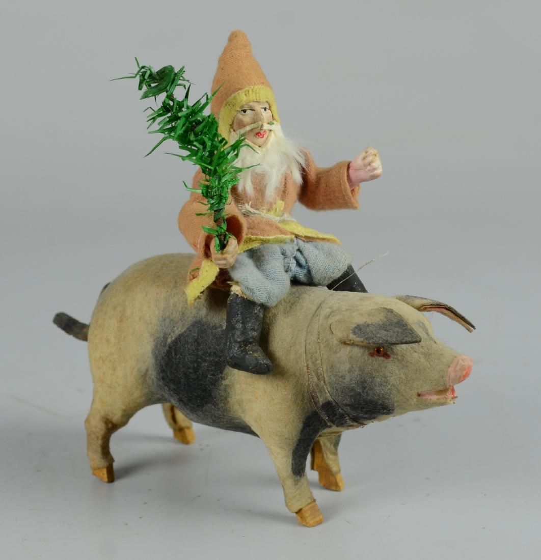 Santa Claus Riding Musical Pig (1 of 4)