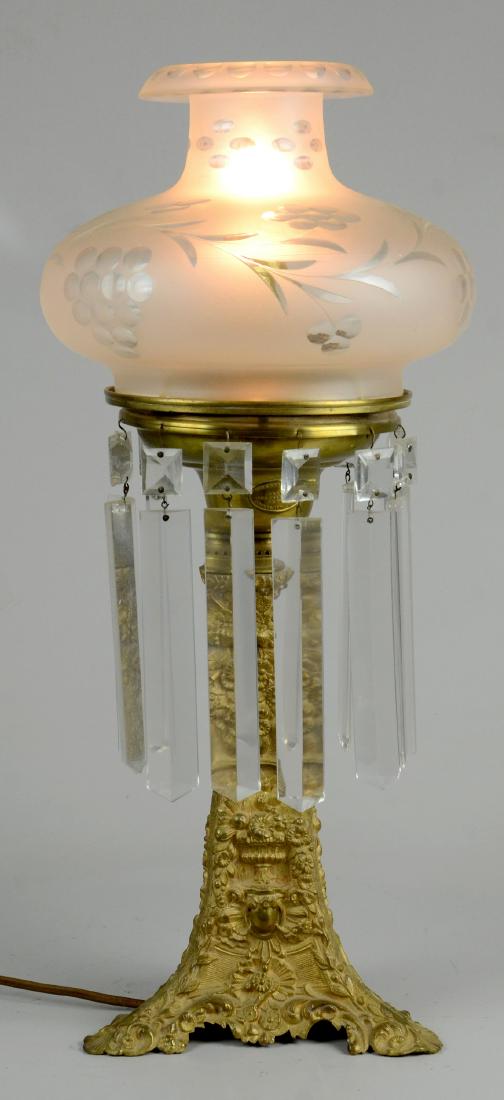 Brass Astral Lamp by Cornelius, Philadelphia (1 of 4)