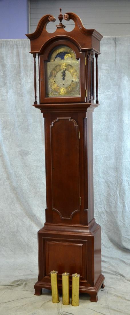 Mahogany Ridgeway Chippendale Style Tall Case Clock (1 of 1)