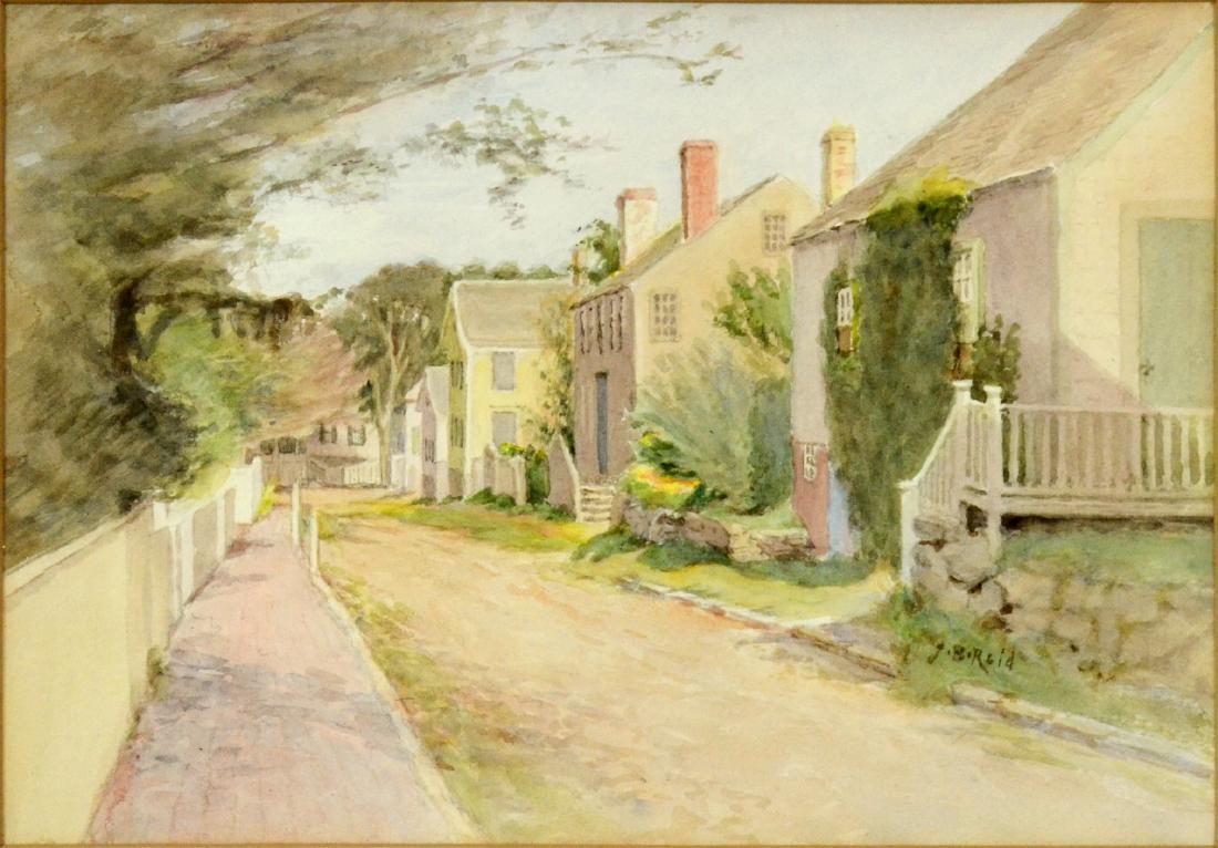 Jane Brewster Reid Watercolor Painting "Nantucket (1 of 4)