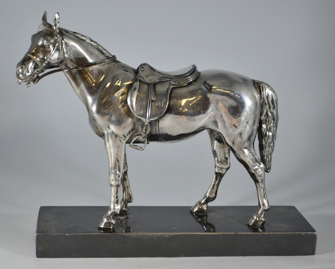 Jennings Brothers plated silver horse figurine (1 of 5)