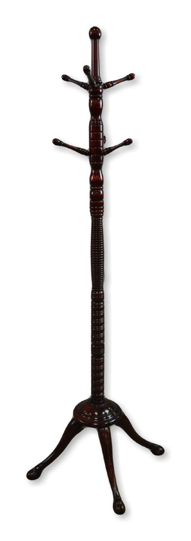 Mahogany Victorian Hall Tree (1 of 1)