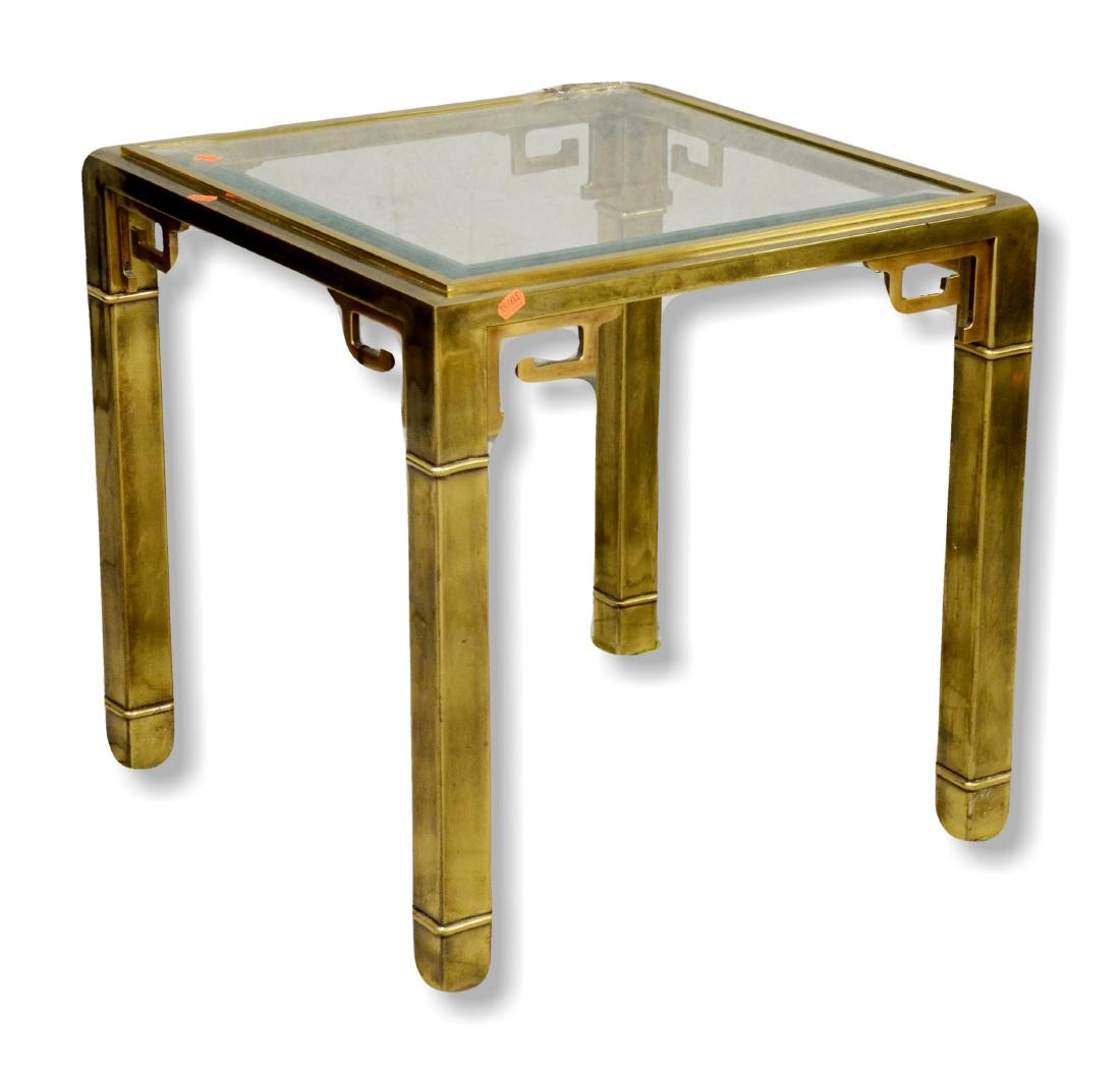 Mastercraft Asian style brass side table (1 of 1)